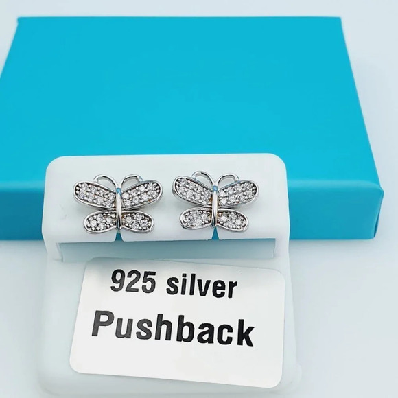 "925 Sterling Silver CZ Beautiful Earrings for Women, 1USPAR4180 - Picture 7 of 10